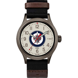Timex Tribute Men's TWZHJTSMB NHL Clutch Winnipeg Jets Watch