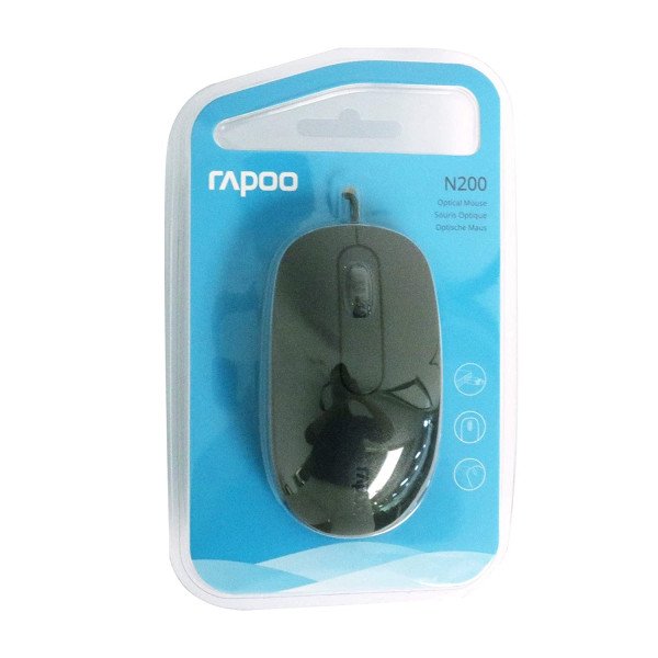 Rapoo N200 Wired Optical Mouse