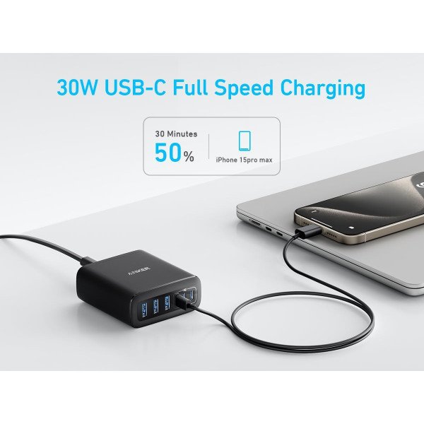 Anker Charger 112W 6 Ports Multi-Device Charger