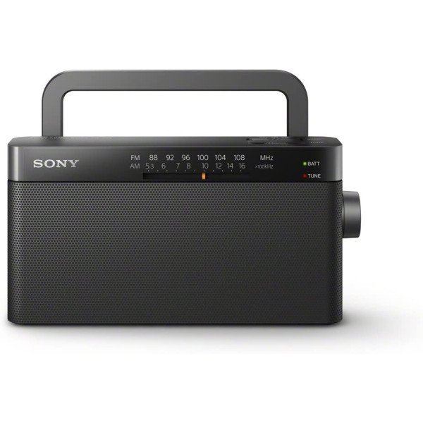 Sony ICF-306 Portable AM/FM Radio - Black
