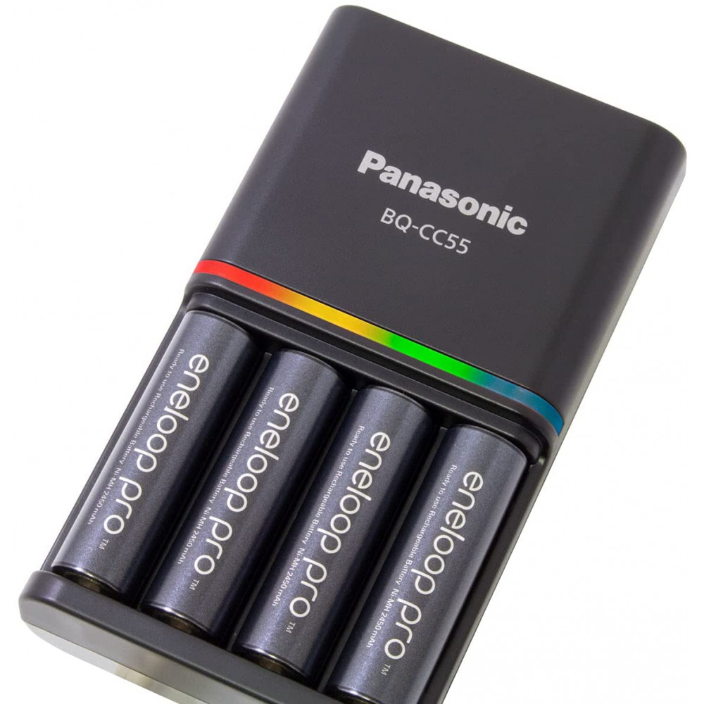 Buy Panasonic Eneloop Pro Charger With Pack Of 4 Aa 2550mah