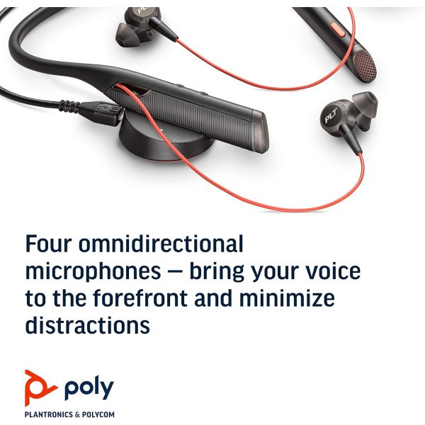 Poly Voyager 6200 UC Wireless ANC Neckband Headset 