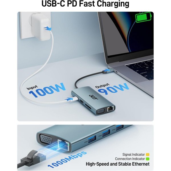 Acer 9-in-1 Multi-Port USB-C Hub