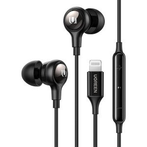 UGREEN Lightning iPhone Earphones with Mic and Volume Button