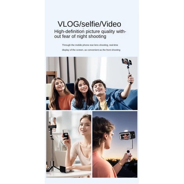Magnetic Selfie Monitor Screen for iPhone & Android