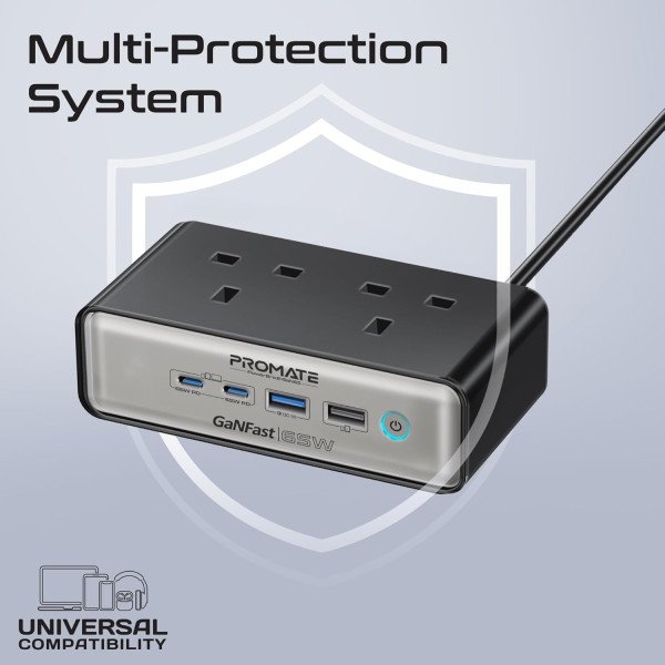 Promate PowerBrix2-GaN65 65W Charging Station