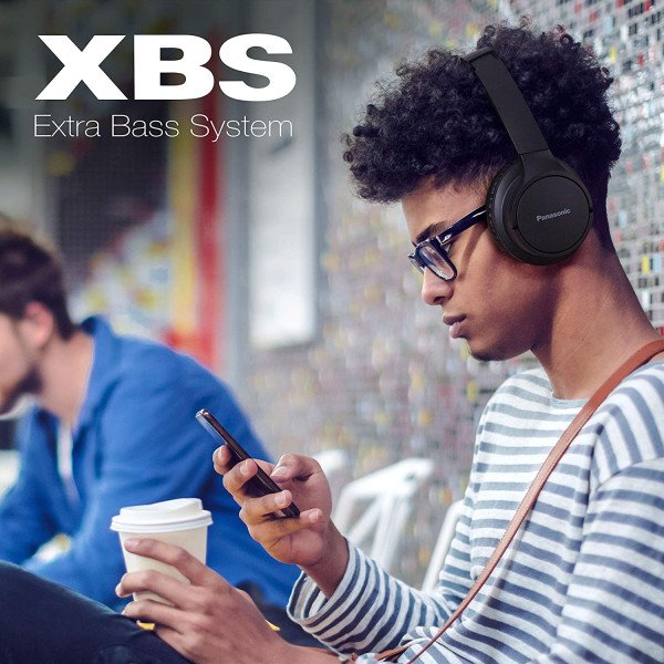 Panasonic RB-HF520BE-K Bluetooth Over-Ear Headphones