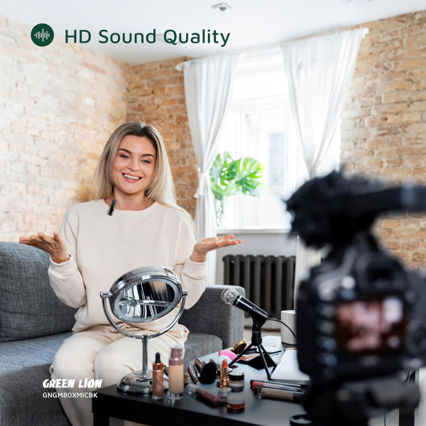 Green Lion GM-80X 3-In-1 Dual Wireless Microphone 