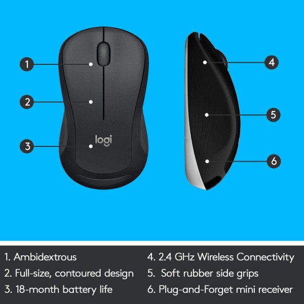 Logitech MK540 Wireless Keyboard and Mouse Combo