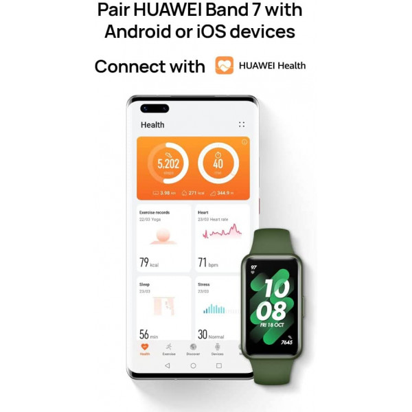 HUAWEI Band 7 Smart Band with Heart Monitor