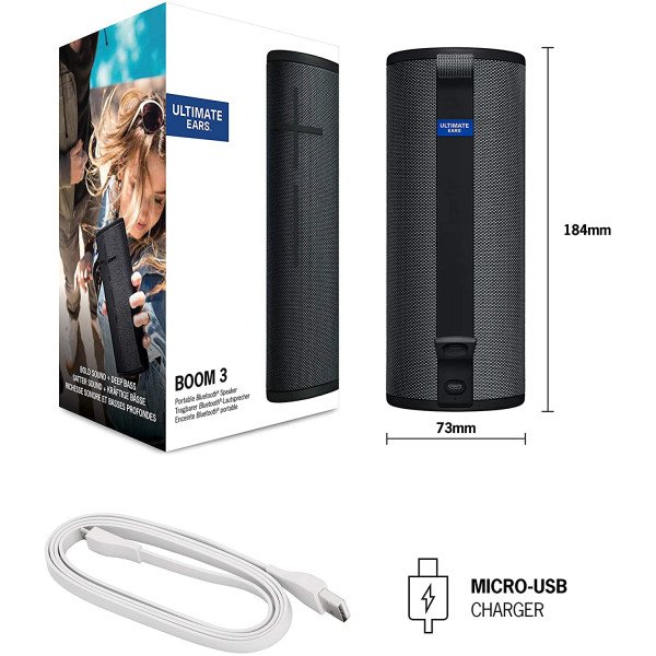 Ultimate Ears BOOM 3 Portable Wireless Bluetooth Speaker