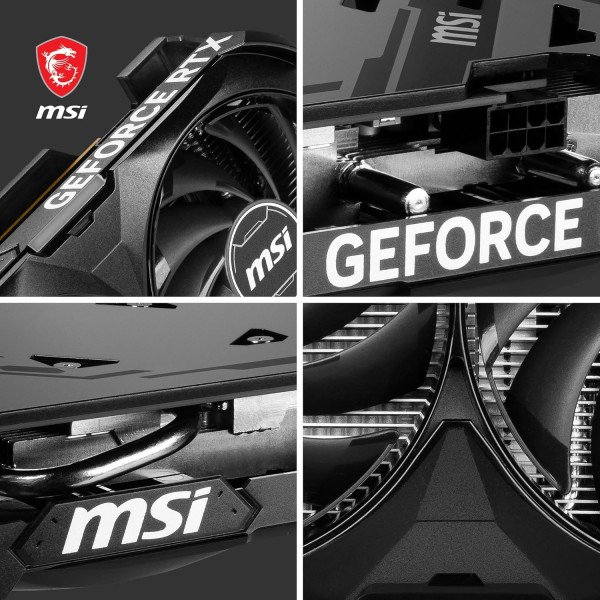 MSI GeForce RTX 4060 VENTUS 2X BLACK 8GB Graphics Card