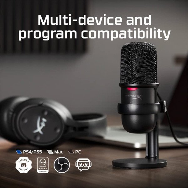 HyperX Solocast USB Condenser Gaming Microphone