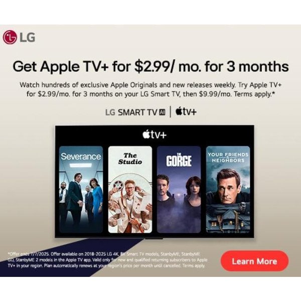 LG OLED evo AI C5 65 inch 4K HDR Smart TV