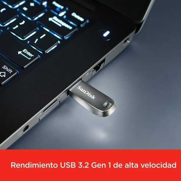 SanDisk Ultra Luxe USB 3.2 Gen 1 Flash Drive - 256GB
