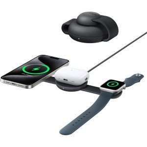 Anker MagGo 3-in-1 Foldable Charging Pad 15W Qi2