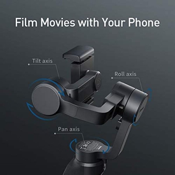 Baseus Control Smartphone Handheld Gimbal Stabilizer Grey